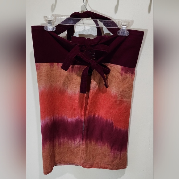 Patchwork Lotus Festy Tie-back Tank Top - Picture 4 of 4